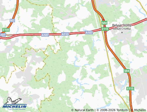 Carte MICHELIN Akulinino - ViaMichelin