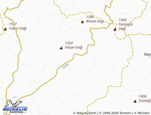 MICHELIN-Landkarte Çatak - ViaMichelin