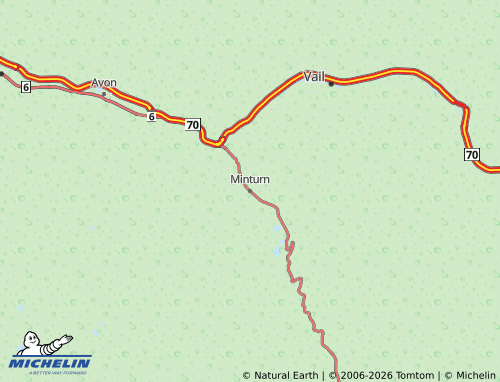 Mappa MICHELIN Minturn - ViaMichelin