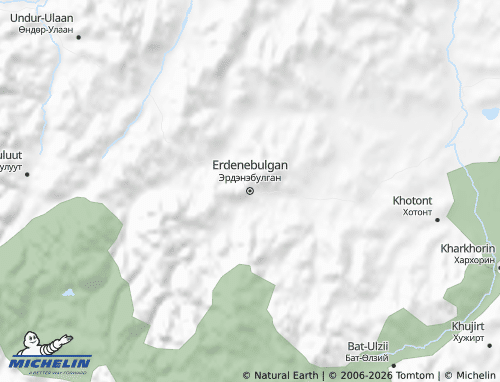 MICHELIN-Landkarte Arkhangai - ViaMichelin