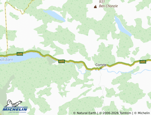Mappa MICHELIN Dunira - ViaMichelin