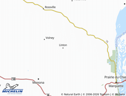 Carte MICHELIN Linton - ViaMichelin