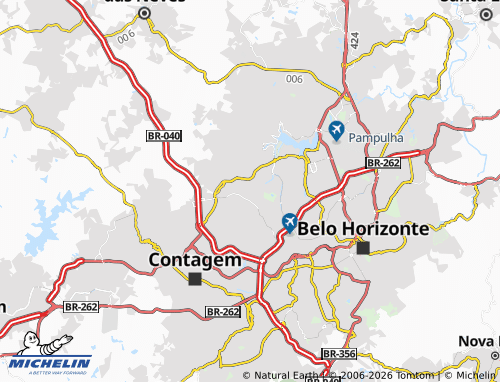 Mapa MICHELIN São Gotardo - ViaMichelin