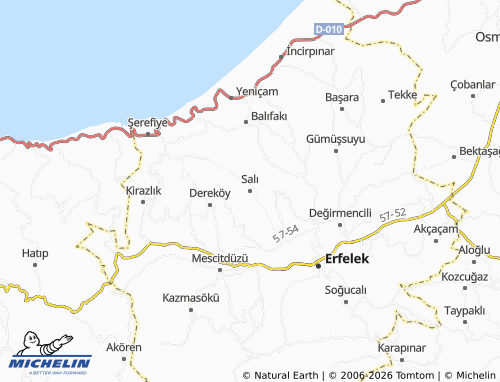 Mappa MICHELIN Salı - ViaMichelin