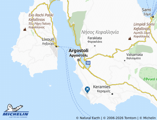 Mapa MICHELIN Argostoli - ViaMichelin