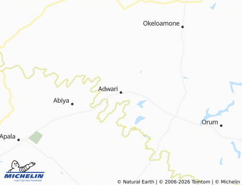 MICHELIN Adwari map - ViaMichelin