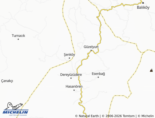 Mapa MICHELIN Taşköy - ViaMichelin