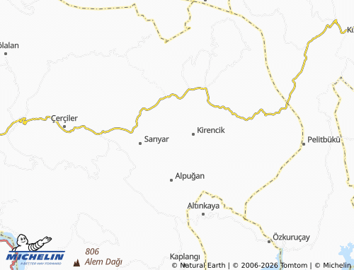 Mappa MICHELIN Beyardıç - ViaMichelin