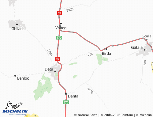 MICHELIN Opatița map - ViaMichelin