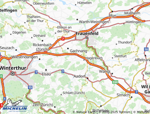 MICHELIN-Landkarte Bewangen - ViaMichelin