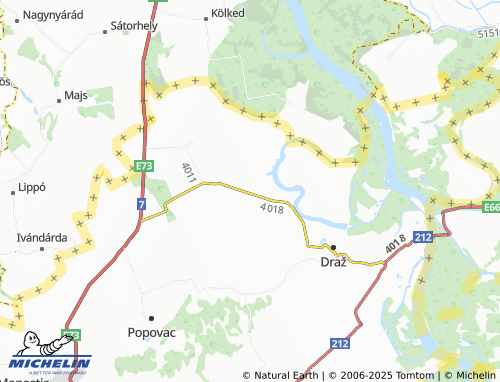 MICHELIN-Landkarte Topolje - ViaMichelin
