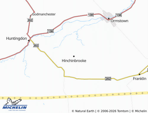 Carte MICHELIN Hinchinbrooke - ViaMichelin