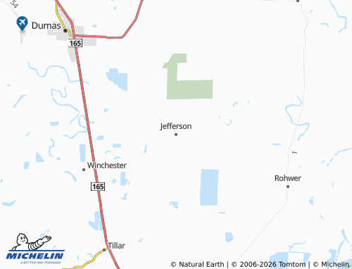 Kaart MICHELIN Jefferson - ViaMichelin