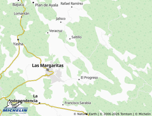 MICHELIN Gabino Vázquez map - ViaMichelin
