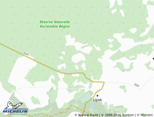 MICHELIN Krasne map - ViaMichelin