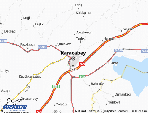 Mapa MICHELIN Abdullahpaşa - ViaMichelin