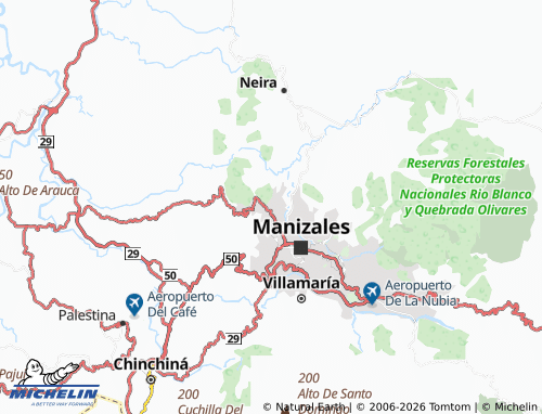 Carte MICHELIN Bella Montaña - ViaMichelin