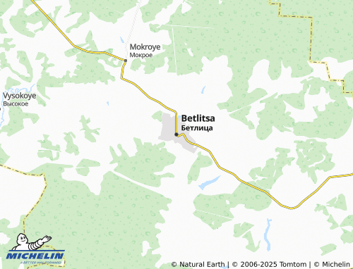 MICHELIN-Landkarte Betlitsa - ViaMichelin