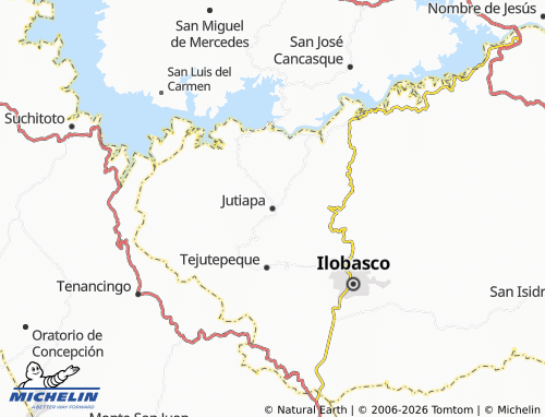 Mappa MICHELIN Jutiapa - ViaMichelin