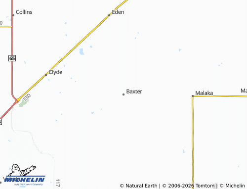 Mappa MICHELIN Baxter - ViaMichelin