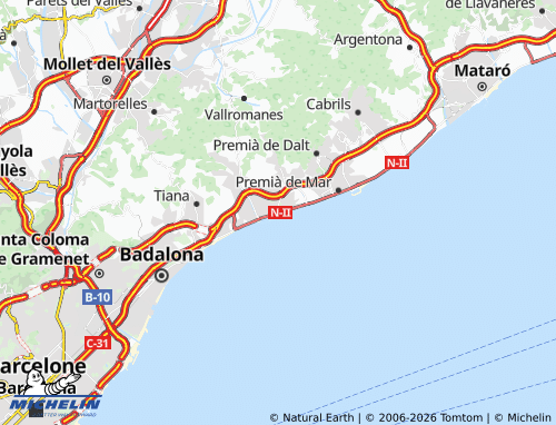 Mappa MICHELIN El Masnou - ViaMichelin
