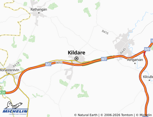 Kaart MICHELIN Kildare - ViaMichelin