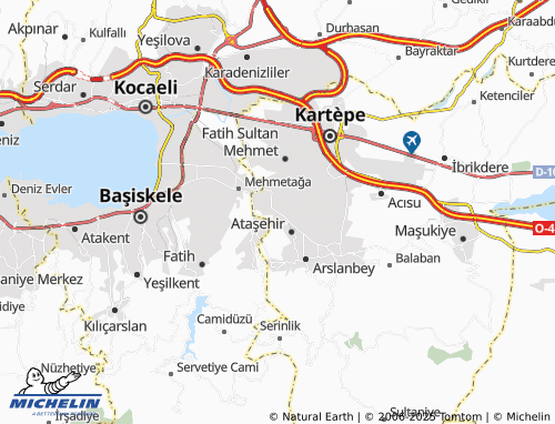 MICHELIN Rahmiye map - ViaMichelin