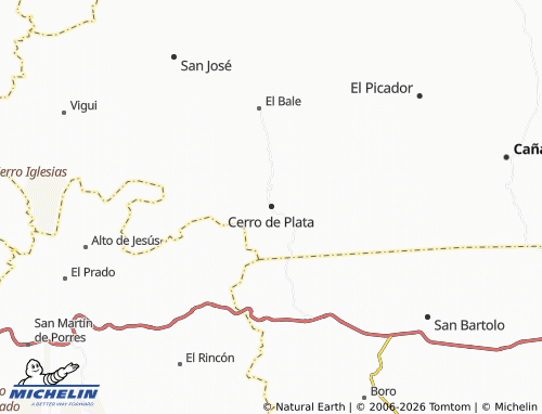 Mappa MICHELIN Cerro de Plata - ViaMichelin