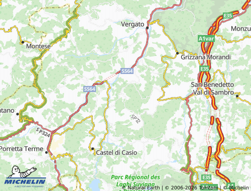 MICHELIN Campolo map - ViaMichelin