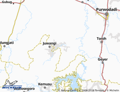Carte MICHELIN Karanganyar - ViaMichelin
