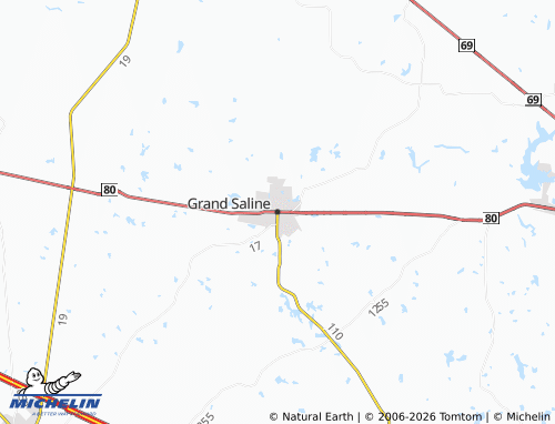 Kaart MICHELIN Grand Saline - ViaMichelin