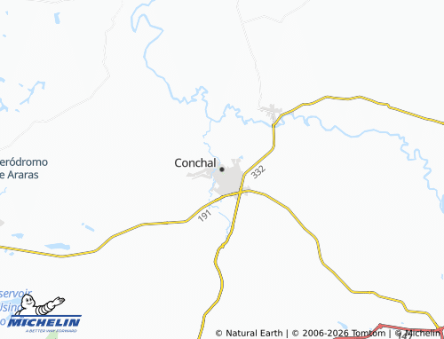 MICHELIN Conchal map - ViaMichelin