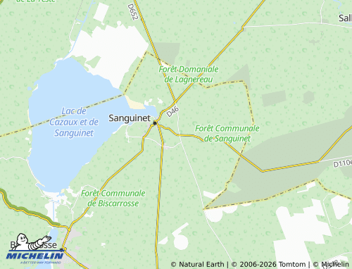 Kaart MICHELIN Le Bougés - ViaMichelin