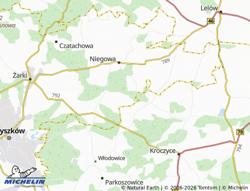 MICHELIN Bobolice map - ViaMichelin