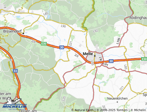 MICHELIN Wennigsen map - ViaMichelin