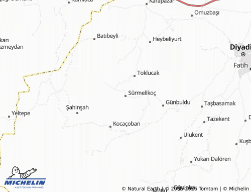 MICHELIN Sürmelikoç map - ViaMichelin