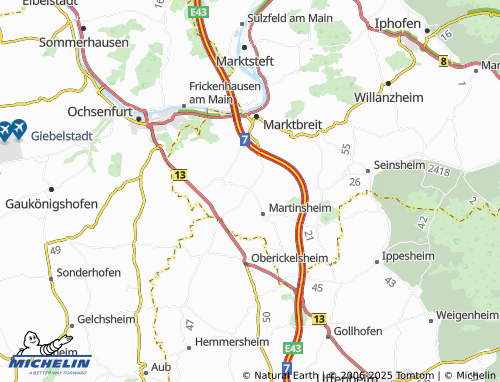 Mapa MICHELIN Enheim - ViaMichelin