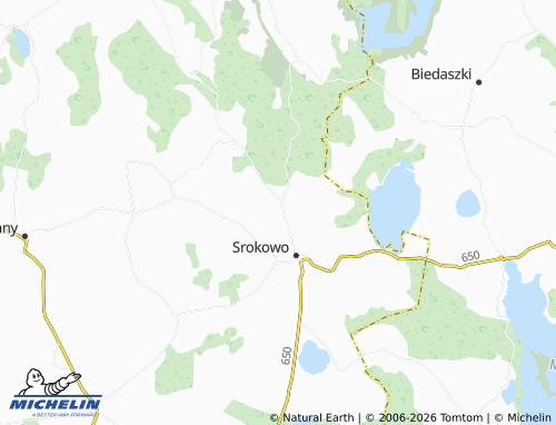 MICHELIN Srokowski Dwór map - ViaMichelin
