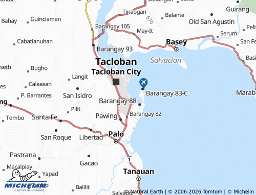 MICHELIN Barangay 77 map - ViaMichelin