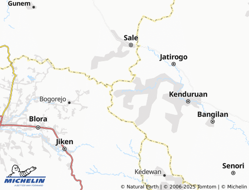 MICHELIN Jlodro map - ViaMichelin
