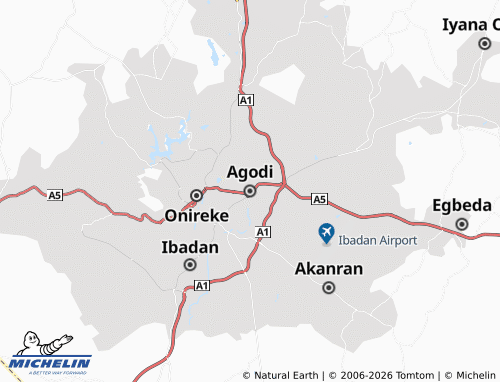 MICHELIN Agodi map - ViaMichelin