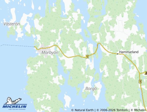 MICHELIN Överby map - ViaMichelin