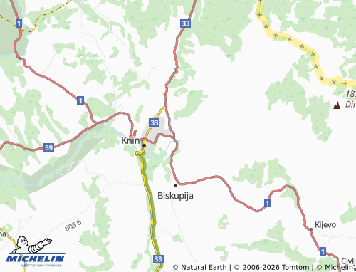 MICHELIN-Landkarte Kovačić - ViaMichelin