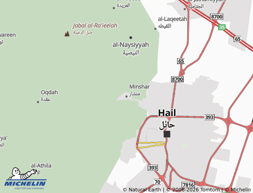 Mapa MICHELIN Minshar - ViaMichelin