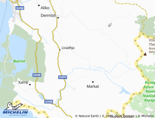 MICHELIN Komat map - ViaMichelin