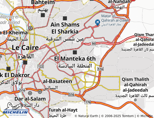 MICHELIN-Landkarte al-Mintaqah al-Thaminah - ViaMichelin