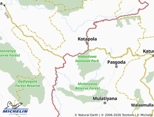 Mappa MICHELIN Uvaragala - ViaMichelin