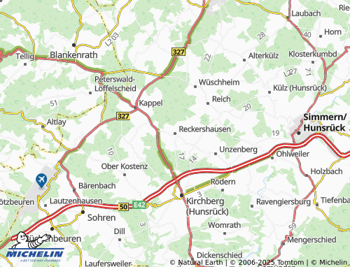 MICHELIN-Landkarte Reckershausen - ViaMichelin
