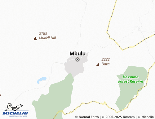 MICHELIN Mbulu map - ViaMichelin