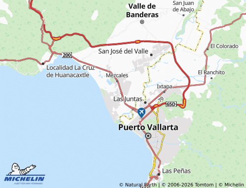 MICHELIN Villas de Banderas map - ViaMichelin